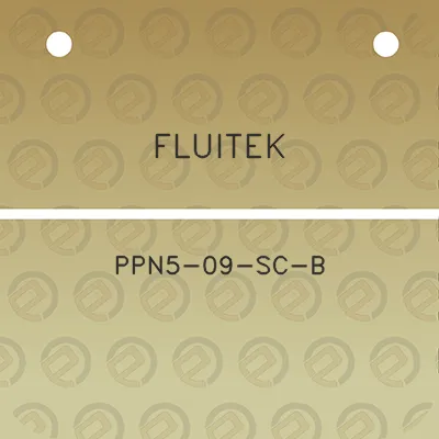 fluitek-ppn5-09-sc-b