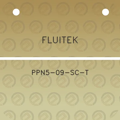 fluitek-ppn5-09-sc-t