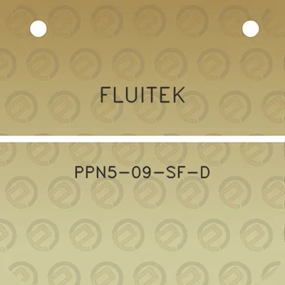 fluitek-ppn5-09-sf-d