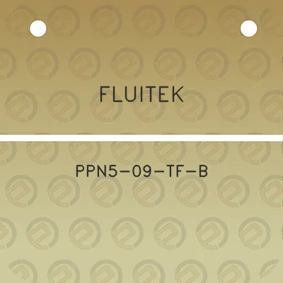 fluitek-ppn5-09-tf-b