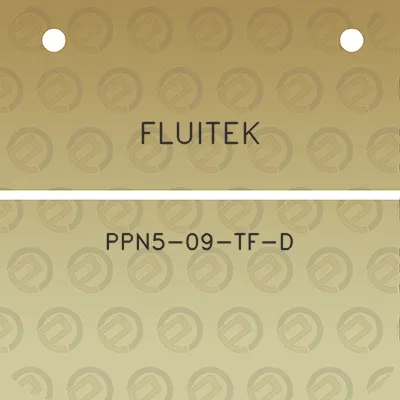 fluitek-ppn5-09-tf-d