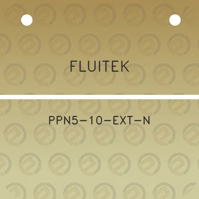 fluitek-ppn5-10-ext-n