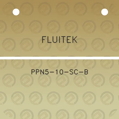 fluitek-ppn5-10-sc-b