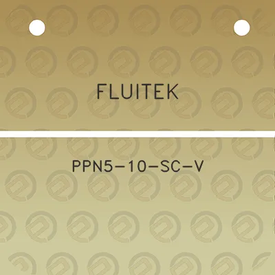 fluitek-ppn5-10-sc-v