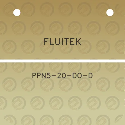 fluitek-ppn5-20-do-d