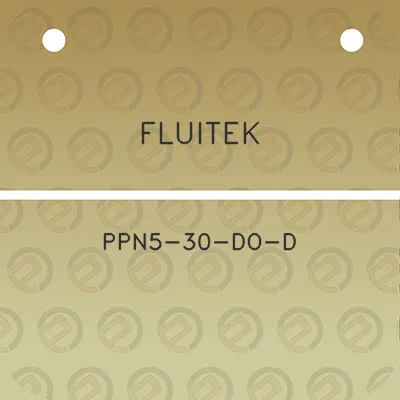 fluitek-ppn5-30-do-d