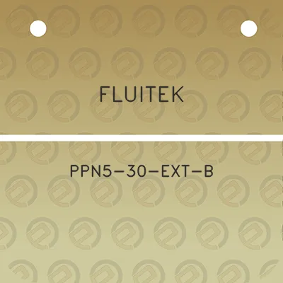 fluitek-ppn5-30-ext-b