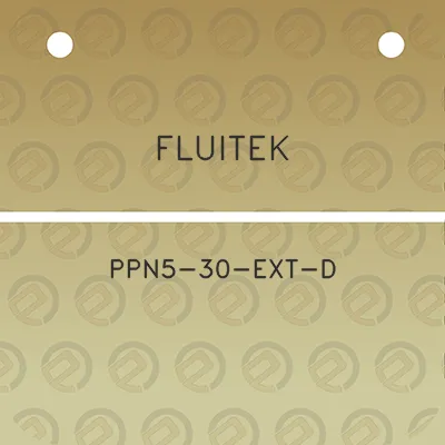 fluitek-ppn5-30-ext-d