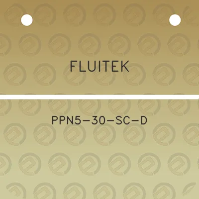 fluitek-ppn5-30-sc-d