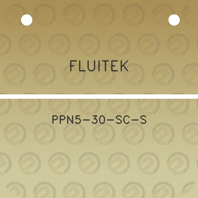 fluitek-ppn5-30-sc-s