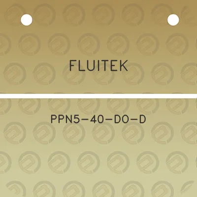 fluitek-ppn5-40-do-d