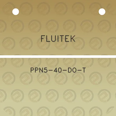 fluitek-ppn5-40-do-t