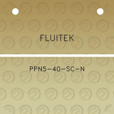 fluitek-ppn5-40-sc-n