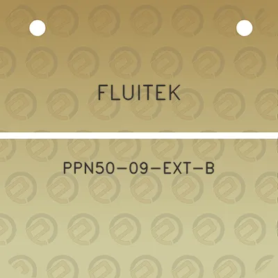 fluitek-ppn50-09-ext-b