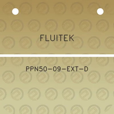 fluitek-ppn50-09-ext-d