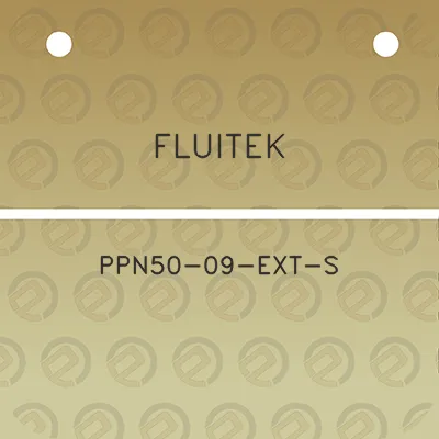 fluitek-ppn50-09-ext-s