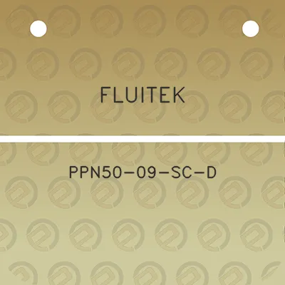 fluitek-ppn50-09-sc-d