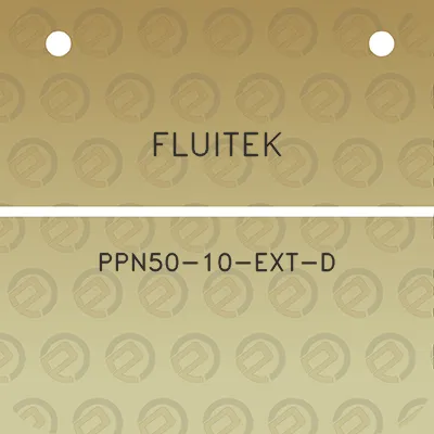 fluitek-ppn50-10-ext-d