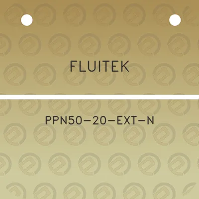 fluitek-ppn50-20-ext-n