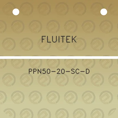 fluitek-ppn50-20-sc-d