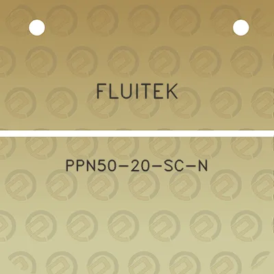 fluitek-ppn50-20-sc-n