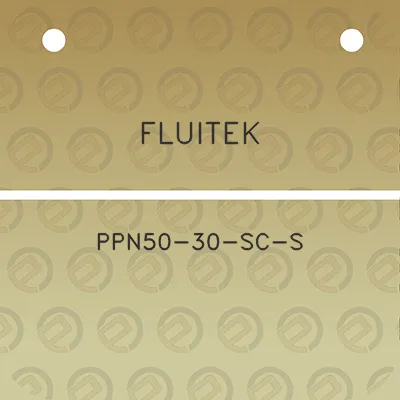 fluitek-ppn50-30-sc-s