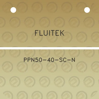 fluitek-ppn50-40-sc-n