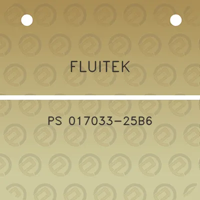 fluitek-ps-017033-25b6