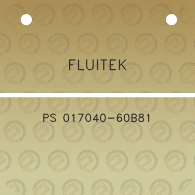 fluitek-ps-017040-60b81