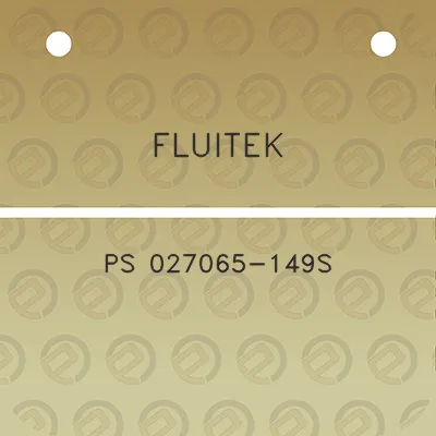 fluitek-ps-027065-149s