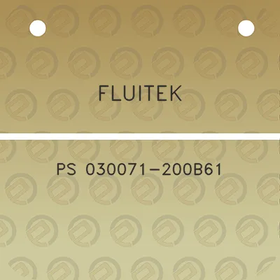 fluitek-ps-030071-200b61