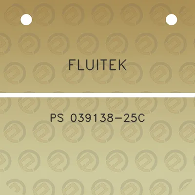 fluitek-ps-039138-25c