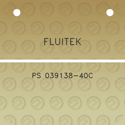 fluitek-ps-039138-40c