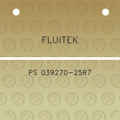 fluitek-ps-039270-25r7