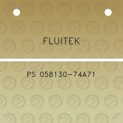 fluitek-ps-058130-74a71