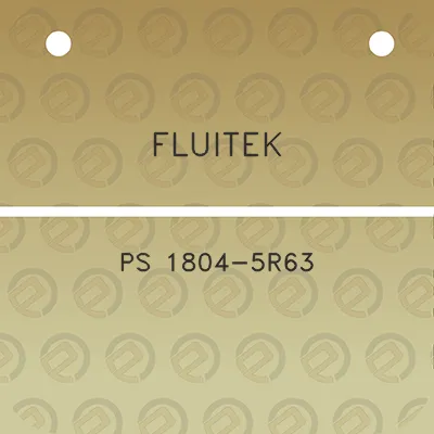 fluitek-ps-1804-5r63