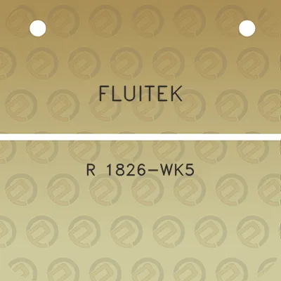 fluitek-r-1826-wk5