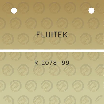 fluitek-r-2078-99