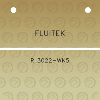 fluitek-r-3022-wk5