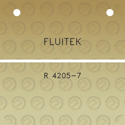 fluitek-r-4205-7