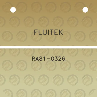 fluitek-ra81-0326