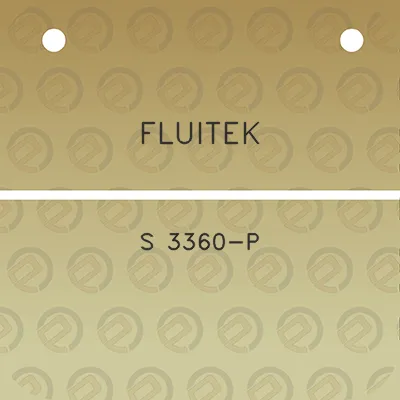 fluitek-s-3360-p