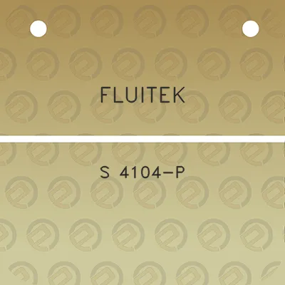 fluitek-s-4104-p