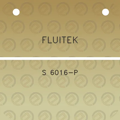 fluitek-s-6016-p