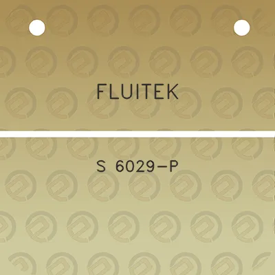 fluitek-s-6029-p