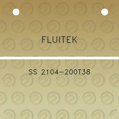 fluitek-ss-2104-200t38