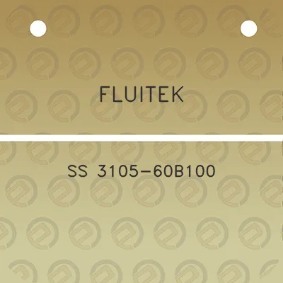 fluitek-ss-3105-60b100