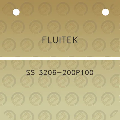 fluitek-ss-3206-200p100