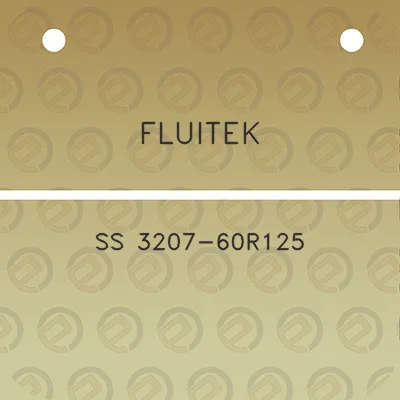 fluitek-ss-3207-60r125