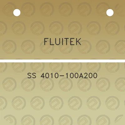 fluitek-ss-4010-100a200